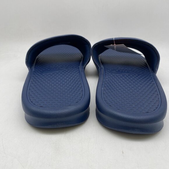 NIKE BENASSI JDI MIDNIGHT NAVY/WINDCHILL #343880-403 US MEN\' SIZE 16